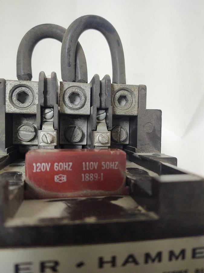 Used 🔥TESTED Cutler Hammer C32JN30 600V 120V Coil 120 Amp Reversing Contactor Size 3