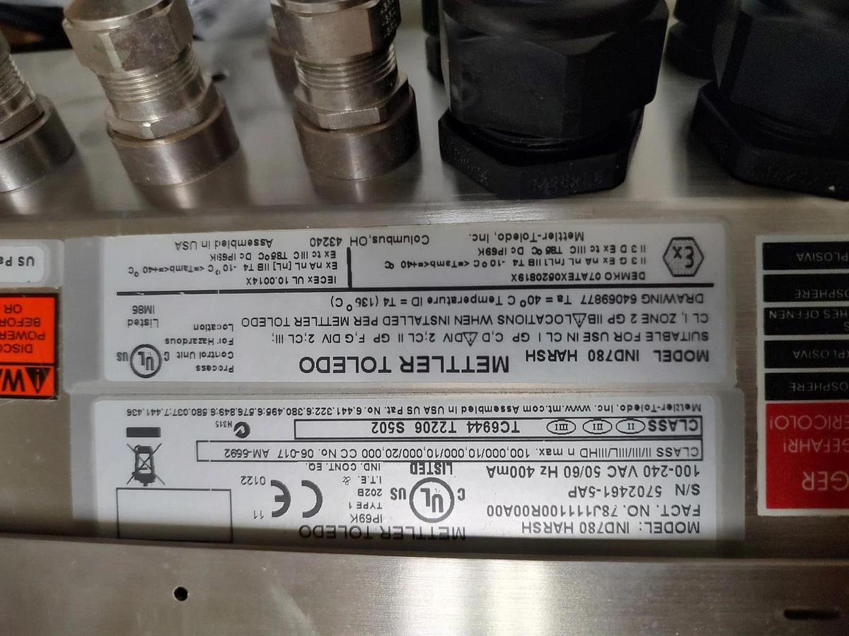 🔥NEW - METTLER - TOLEDO IND780 HARSH, SCALE HEAD