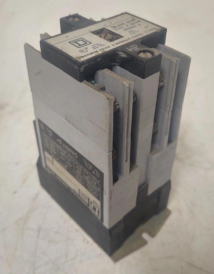 Used 🔥(2 PCS Lot) Square D Class 8501 Control Relay, Form HP Series A, 24V Coil