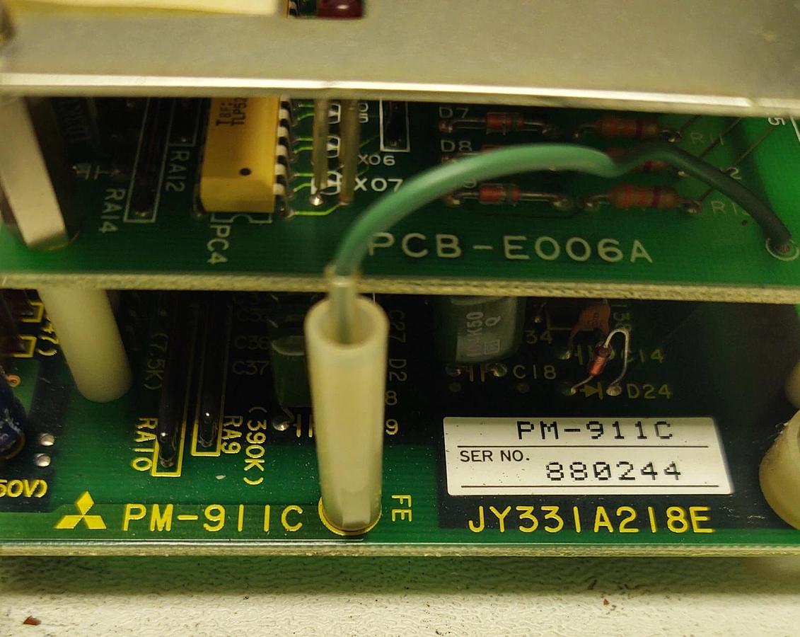 Used MITSUBISHI PC CIRCUIT BOARD CARD PM-911C PM911C JY331A218E CONAIR MARTIN