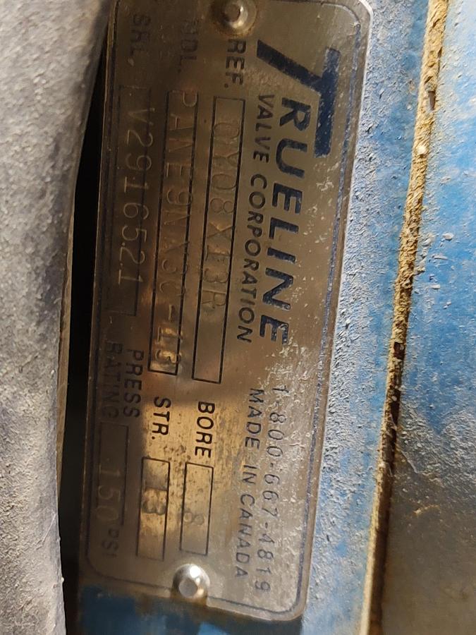 Used AGLO Pneumatic 12" Knife Gate Valve with Hopper