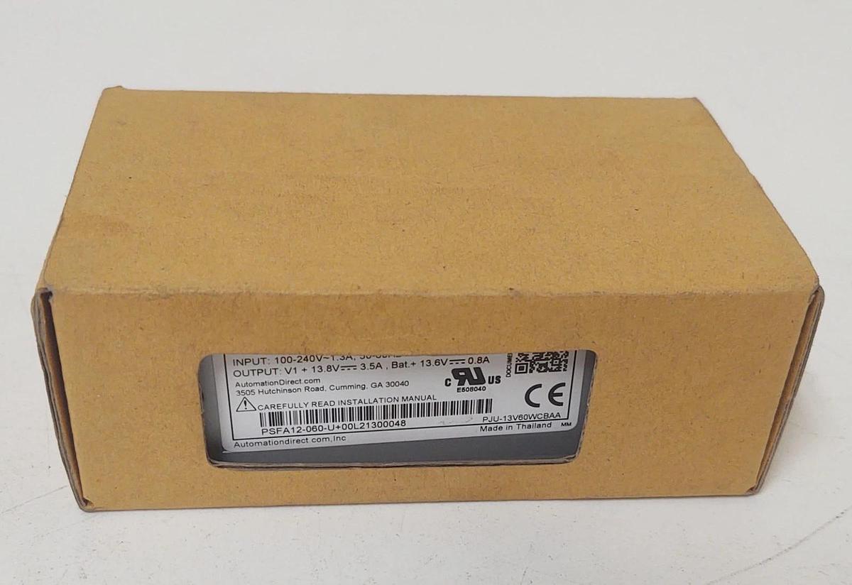 🔥NIB AUTOMATION DIRECT PSFA12-060-U 13.8VDC POWER SUPPLY 100-240VAC INPUT