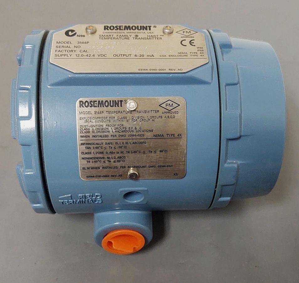 NEW 3144P DIAIK5B4M5 ROSEMOUNT EMERSON 3144P TEMPERATURE TRANSMITTER NIB