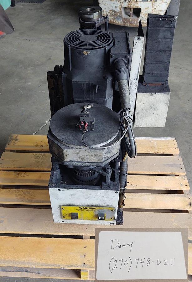 Used BRIDGEPORT 2216 CNC HEAD COMPLETE FANUC AC SPINDLE MOTOR UAASKD-06DBM13 WORKING
