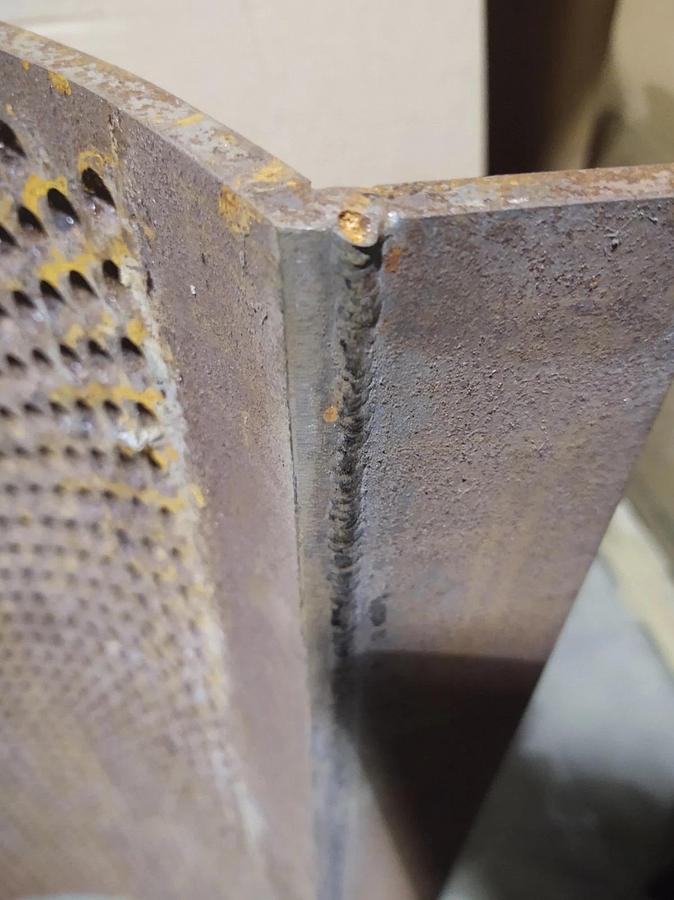 Used 🔥1/2" Holes Granulator Metal Grinder Screen 35.5"x28.5"x10"