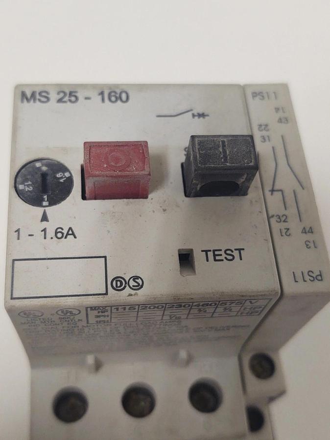 Used 🔥Automation Direct Contactor GH15DN & Starter MS25-160 w/"Bridge" Combo Used