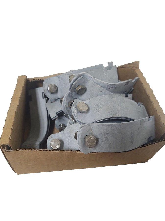🔥(18 PR LOT) UNISTRUT RGD HDG, Pipe Clamp, 2-1/2", 2.875" OD,