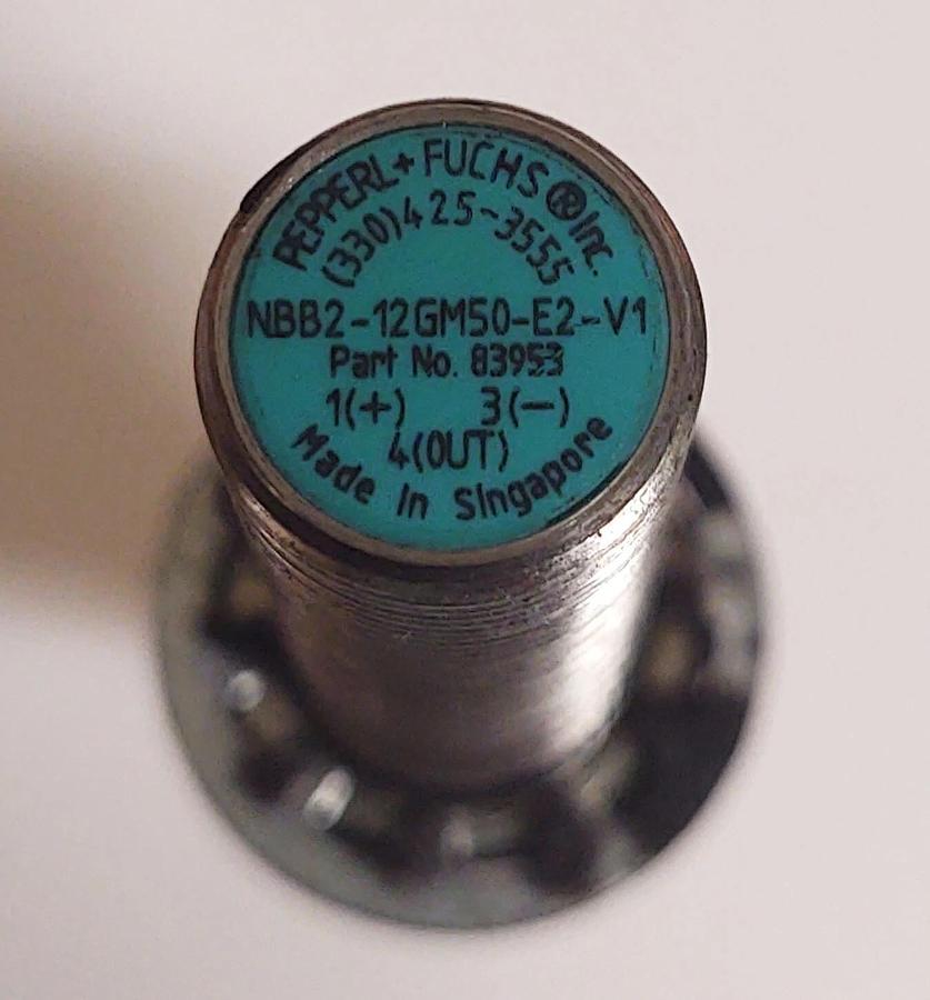 Used (2) PCS PEPPERL FUCHS Inductive Sensor NBB2-12GM50-E2-V1 #83953 Free Shipping