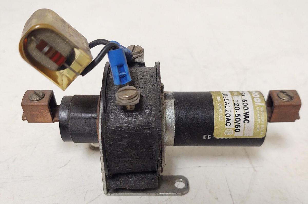 Used 🔥 DURAKOOL 1035A120AC DISPLACEMENT RELAY 600VAC NEW 120VAC COIL 35A