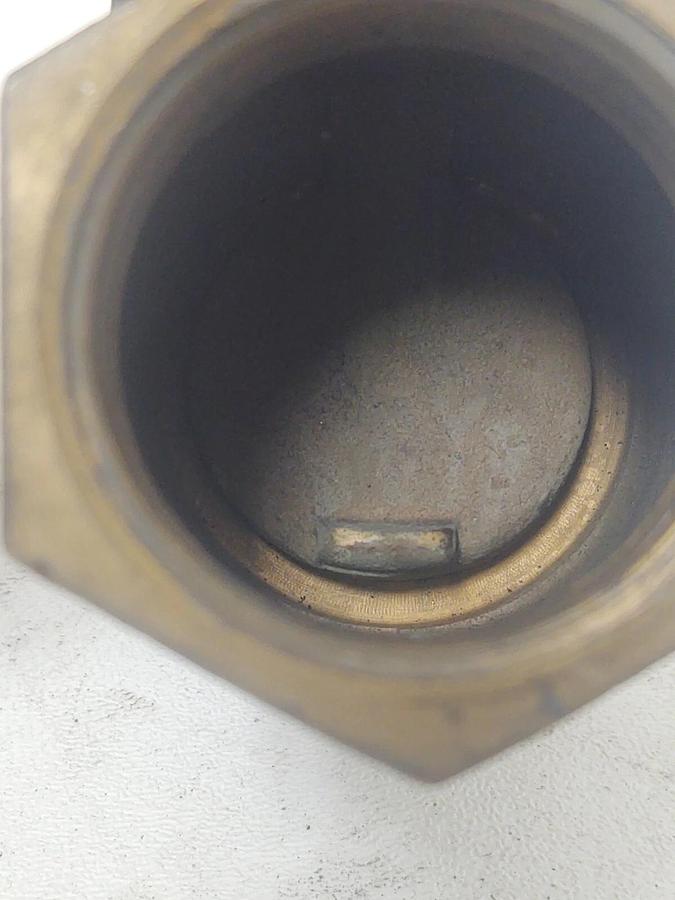 Used 🔥PGL 1-1/2" BRONZE 125S 200 WOG THREADED GATE SWING CHECK VALVE
