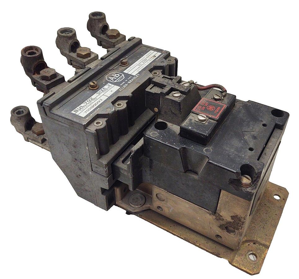 Used 🔥 TESTED ALLEN BRADLEY, 702-DOD93, CONTACTOR SIZE 3 Motor Starter 120V Coil