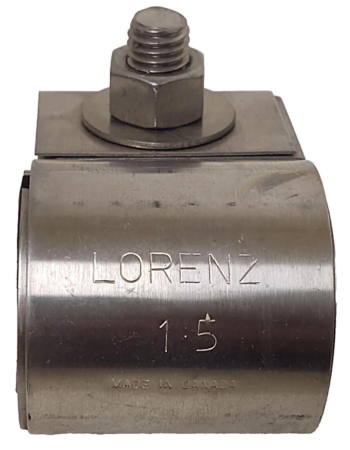 🔥  LORENZ 1-1/2" EMERGENCY PIPE CLAMP REPAIR STAINLESS
