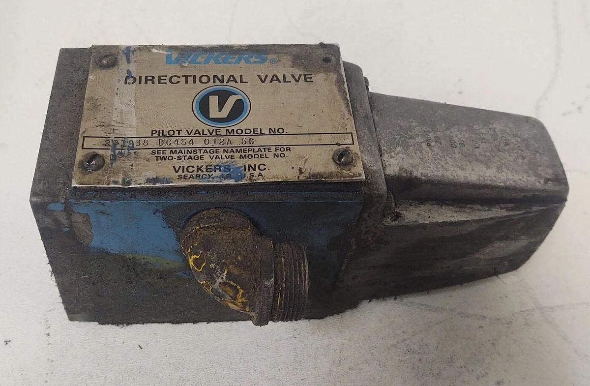 Used 🔥 Vickers Pilot DG4S4-012A-50 Valve W/ 281291 Coil 115V 316011