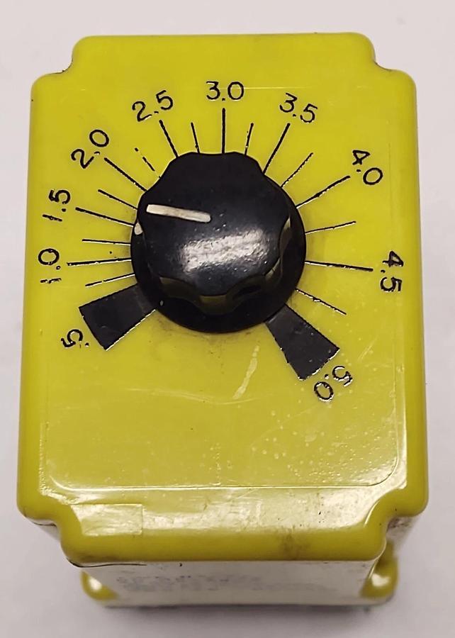 Used Potter & Brumfield CGB-38-78005M CGB3878005M 120VAC .5-5 Min Time Delay Relay