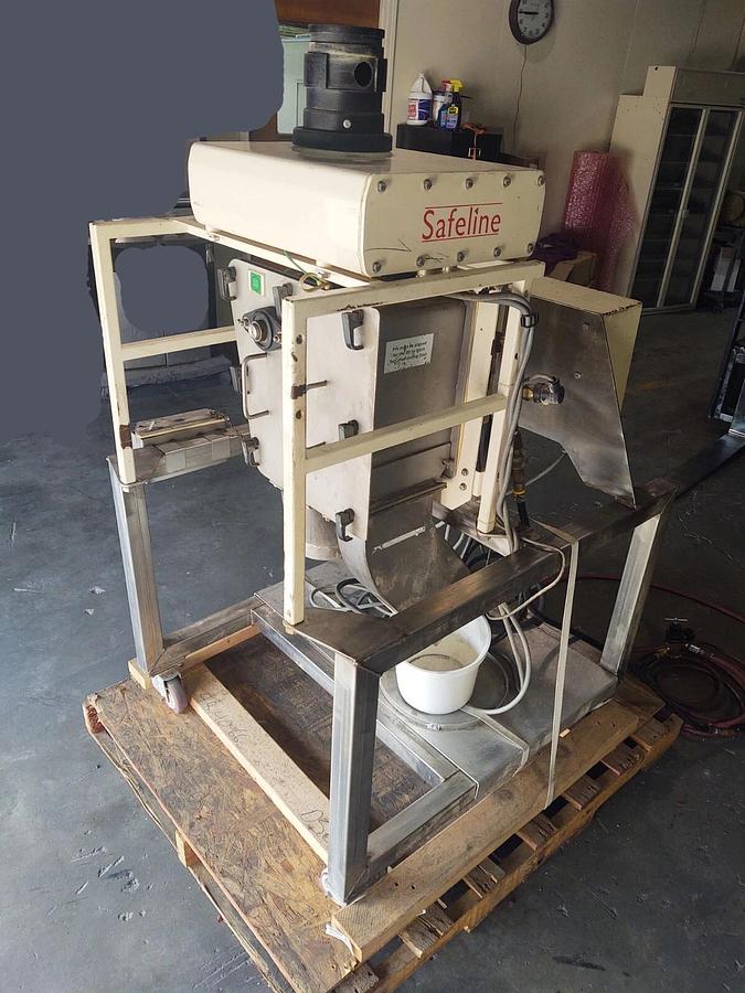 Used 🔥 TESTED 4" SAFELINE FLOW THROUGH TUNNEL GRAVITY METAL DETECTOR SEPERATOR 120V
