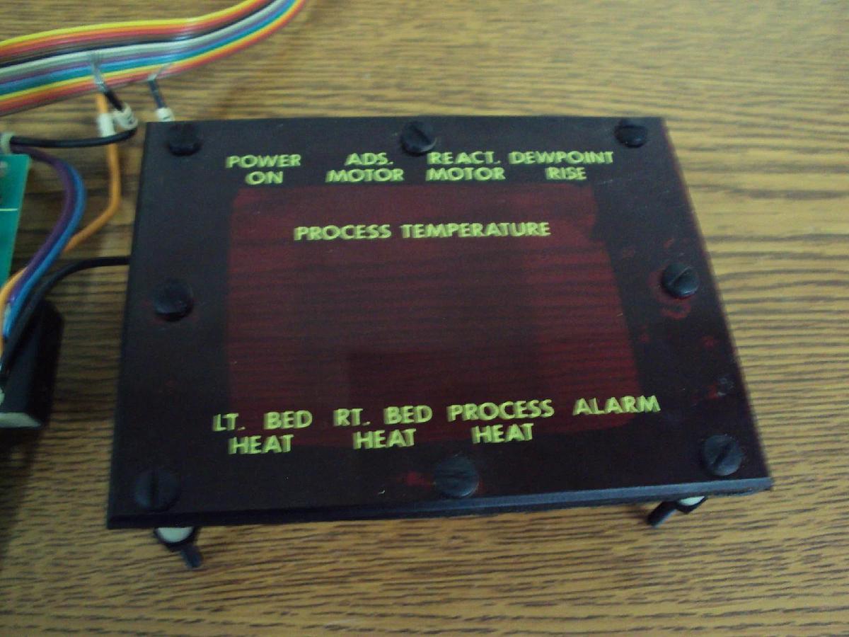 Used Universal Dynamics C-2492-D 3075 Rev 1 With Cable and Face Plate 4 Digit Display