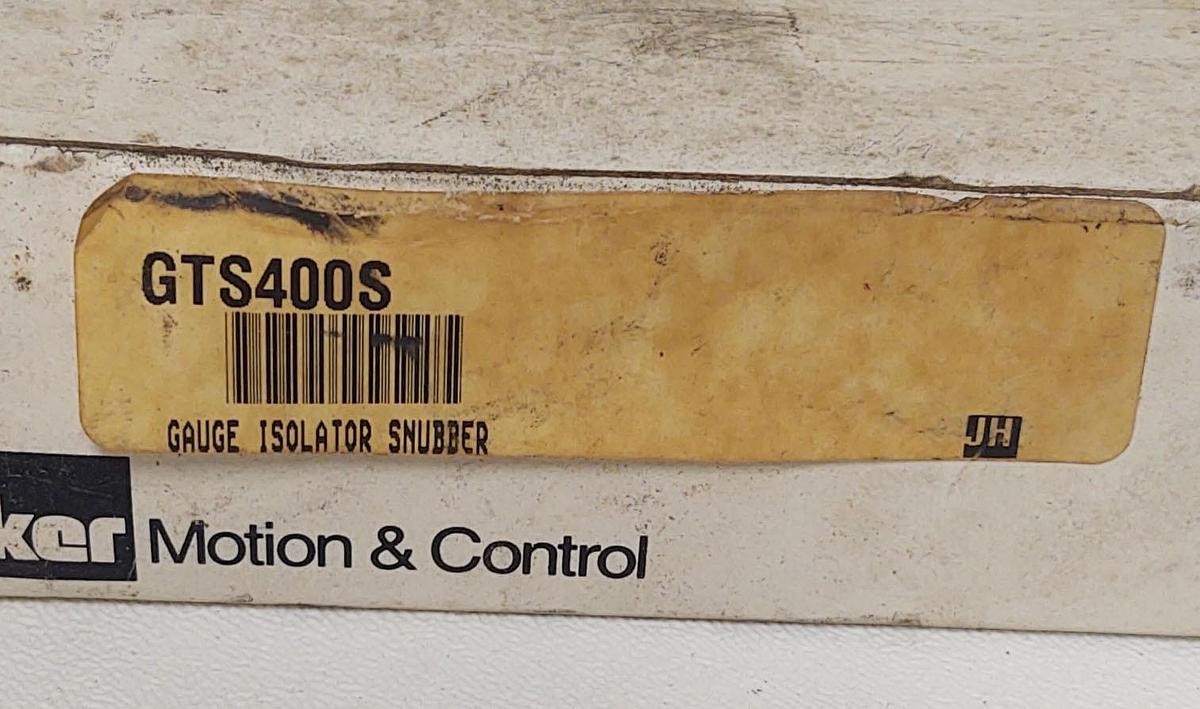 🔥NEW PARKER GTS400S GAUGE ISOLATOR SNUBBER