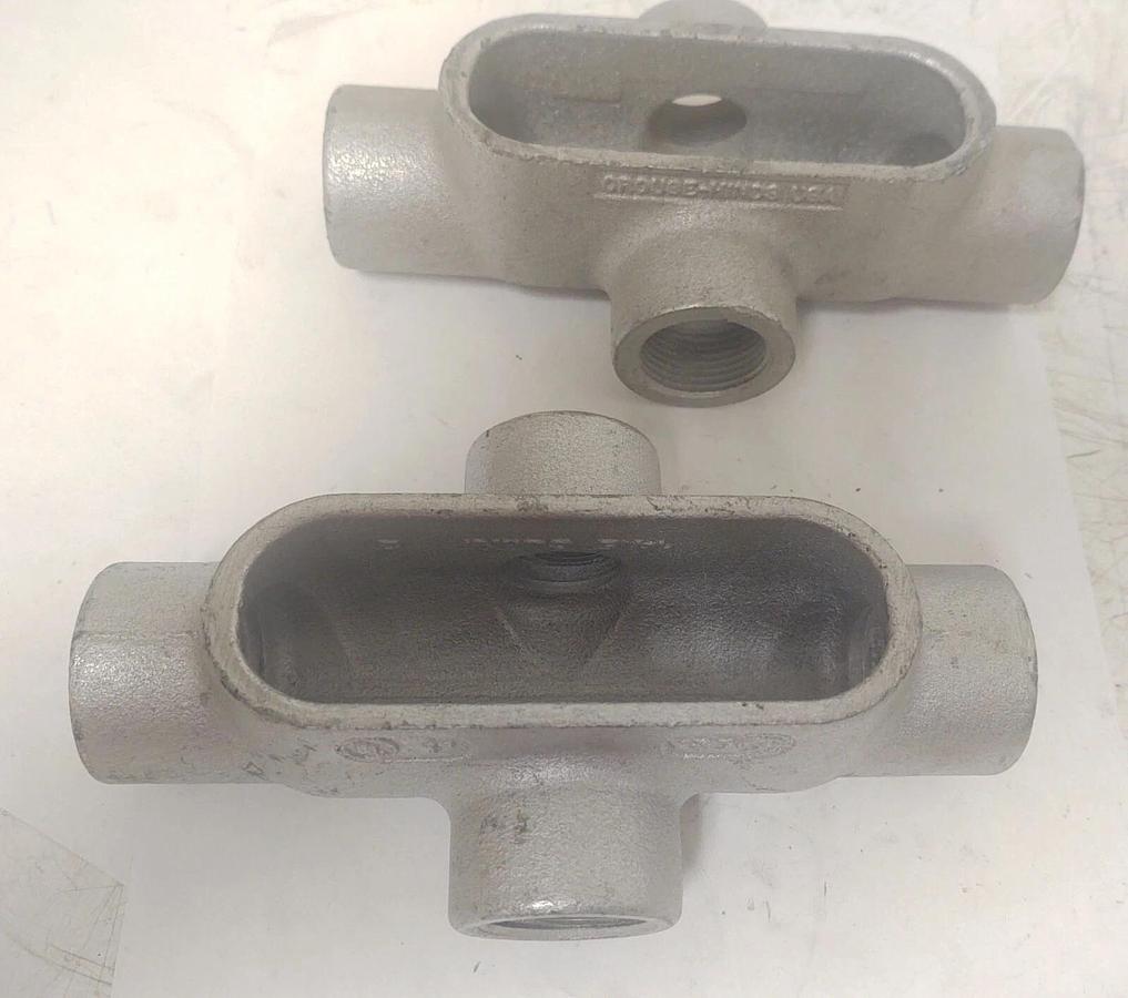 🔥(2 PCS NEW) Eaton Crouse-Hinds X37/ X 37 1" Cross