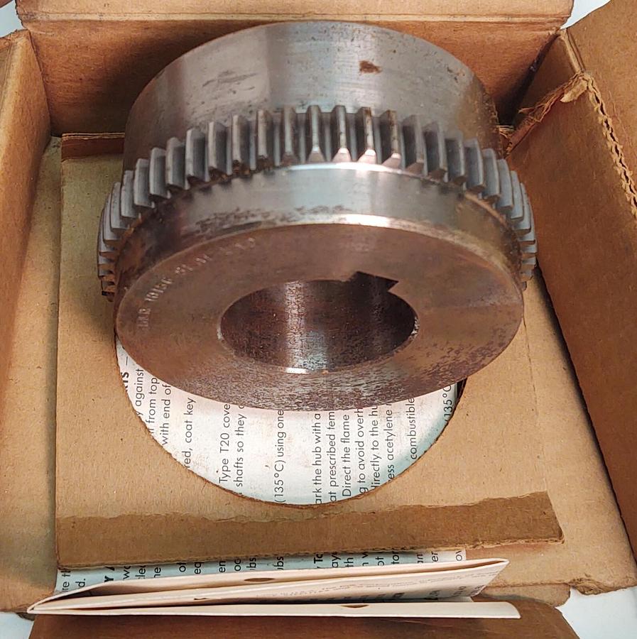 NEW Falk 1015G Flex Hub Gear Coupling; 1.628" Bore 3/8" x 3/16"