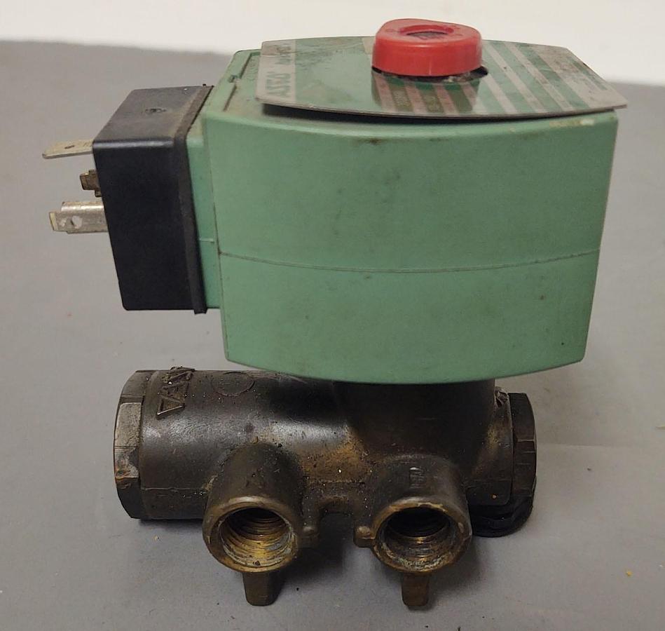 Used đŸ”¥TESTED - ASCO 8345H3 VALVE 120V COIL, 1/4" NPT