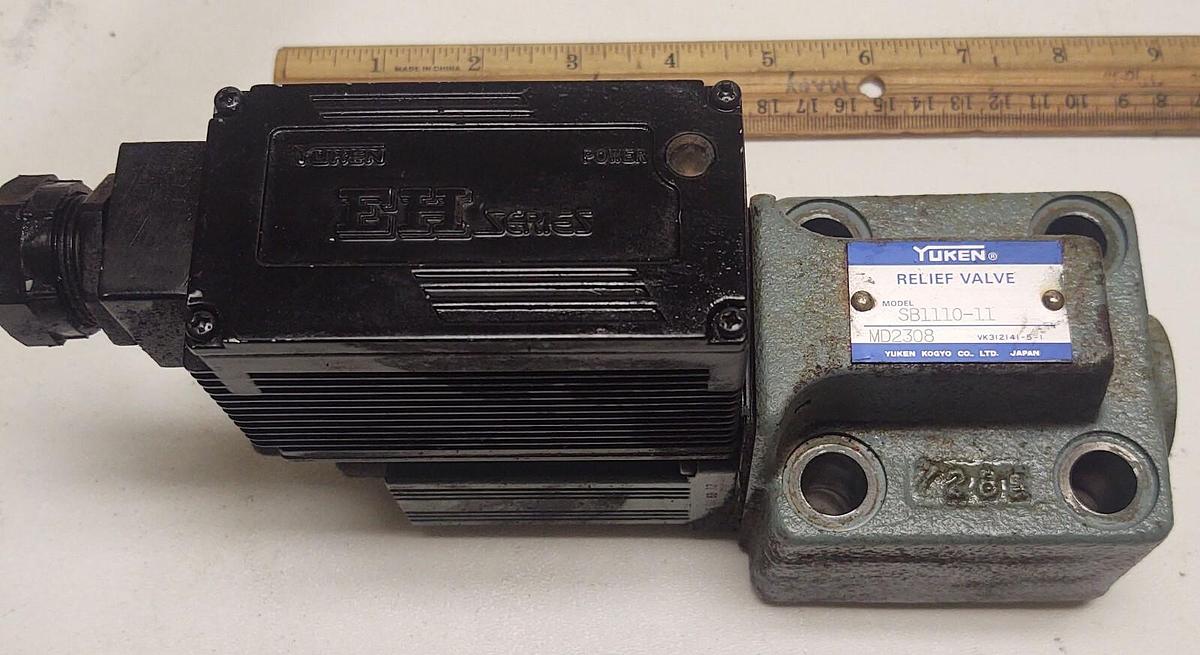 Used Yuken SB1110-11 Relief Valve EH Series Power Amplifier #MD2308