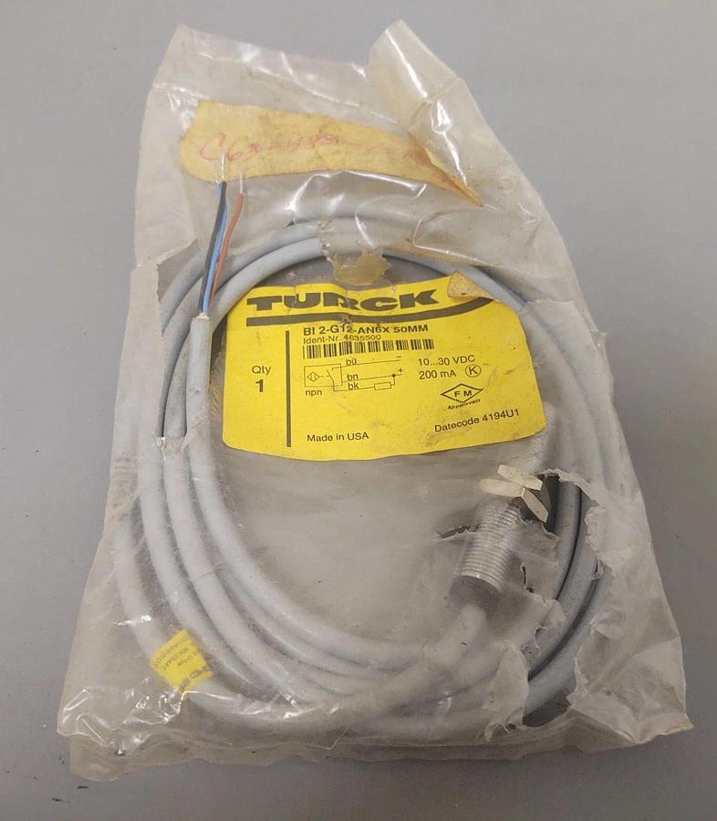 🔥NEW Turck BI 2-G12-AN6X 50MM Inductive Sensor