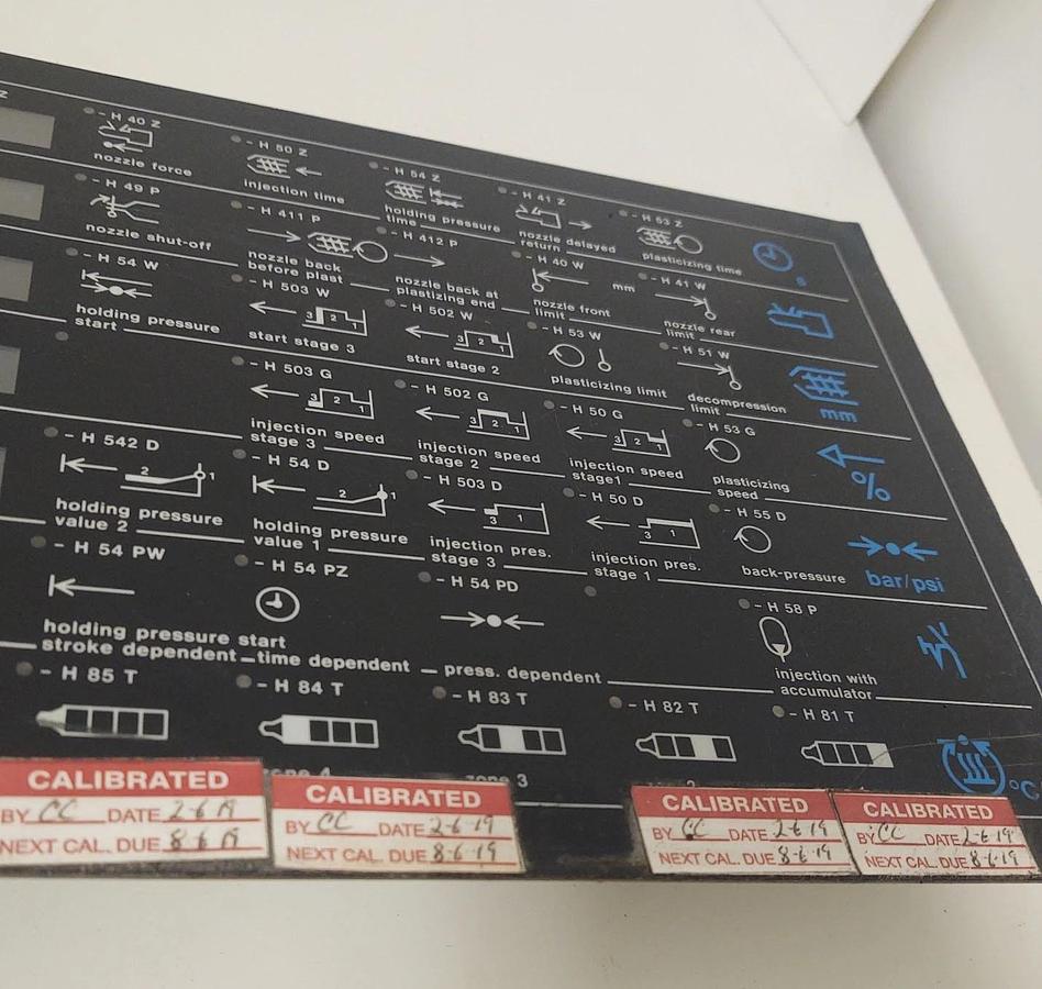 Used 🔥TESTED Boy Plastic Molding Machine MIPRONIC H8R1 Operator Control Panel NICE