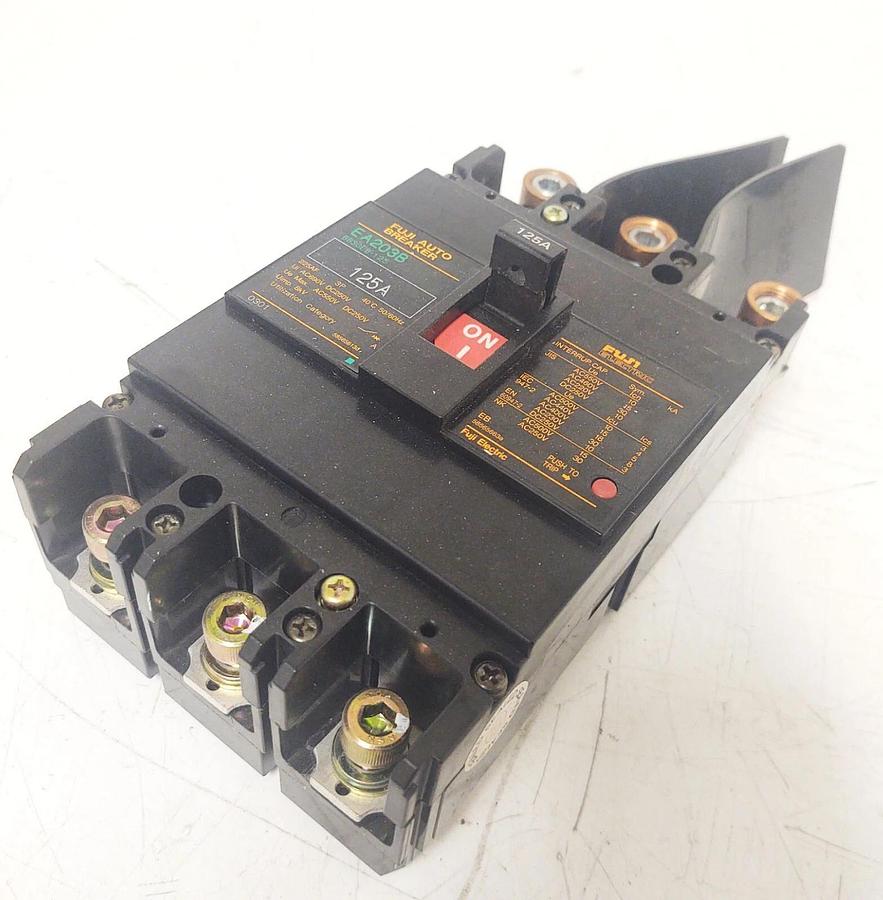 Used 🔥 Clean Fuji EA203B 125A Auto Circuit Breaker