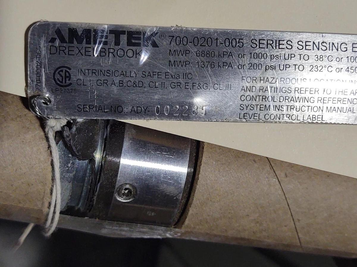 AMETEK DREXELBROOK 700-0201-005 Level Series Sensing Element 66" OAL