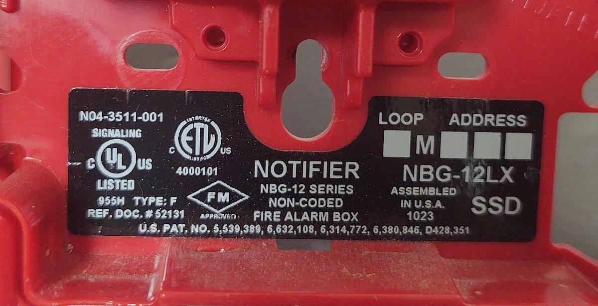 Used 🔥HONEYWELL NBG-12LR / NBG12LR, FIRE PULL STATION