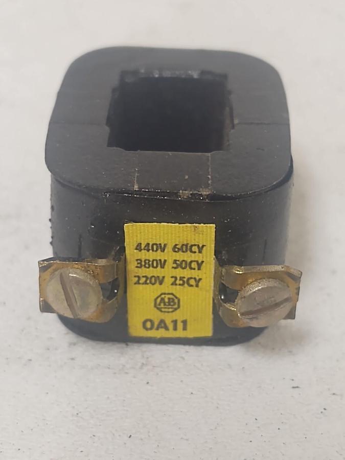 🔥 Allen Bradley Coil OA11 0A11 Coil 440V @ 60Hz 380V @ 60 Hz 220V @ 25Hz NOS