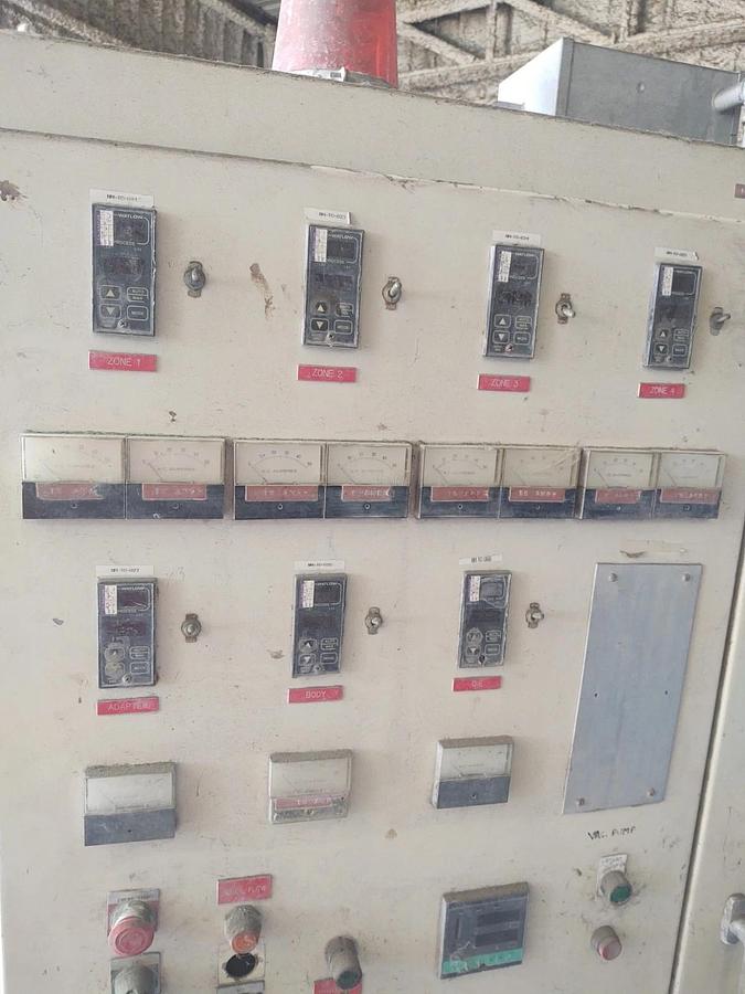 Used 🔥Extruder Double Door Control Cabinet Mercery Contactors, Watlow Temperature