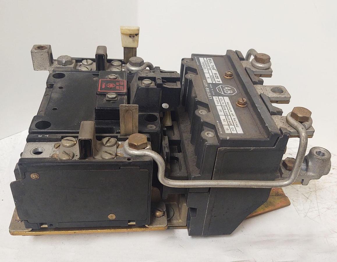 Used 🔥 (TESTED) ALLEN-BRADLEY SIZE 3 MOTOR STARTER 709-DOD 120VCOIL 3PH 600V 50HP