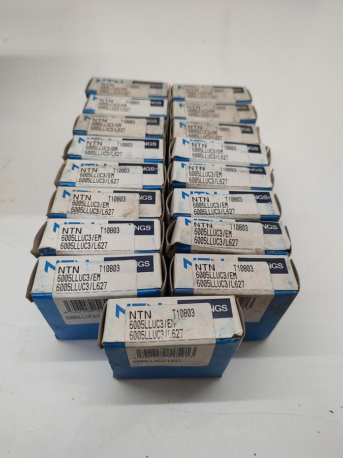 QTY 17 - NTN 6005LLUC3/L627 Roller Bearing