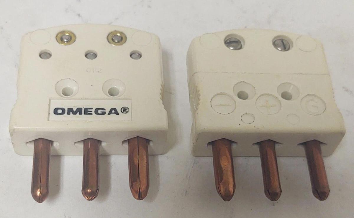🔥(2PCS NEW) OMEGA ENGINEERING OTP-U-M / OTPUM Thermocouple Plug
