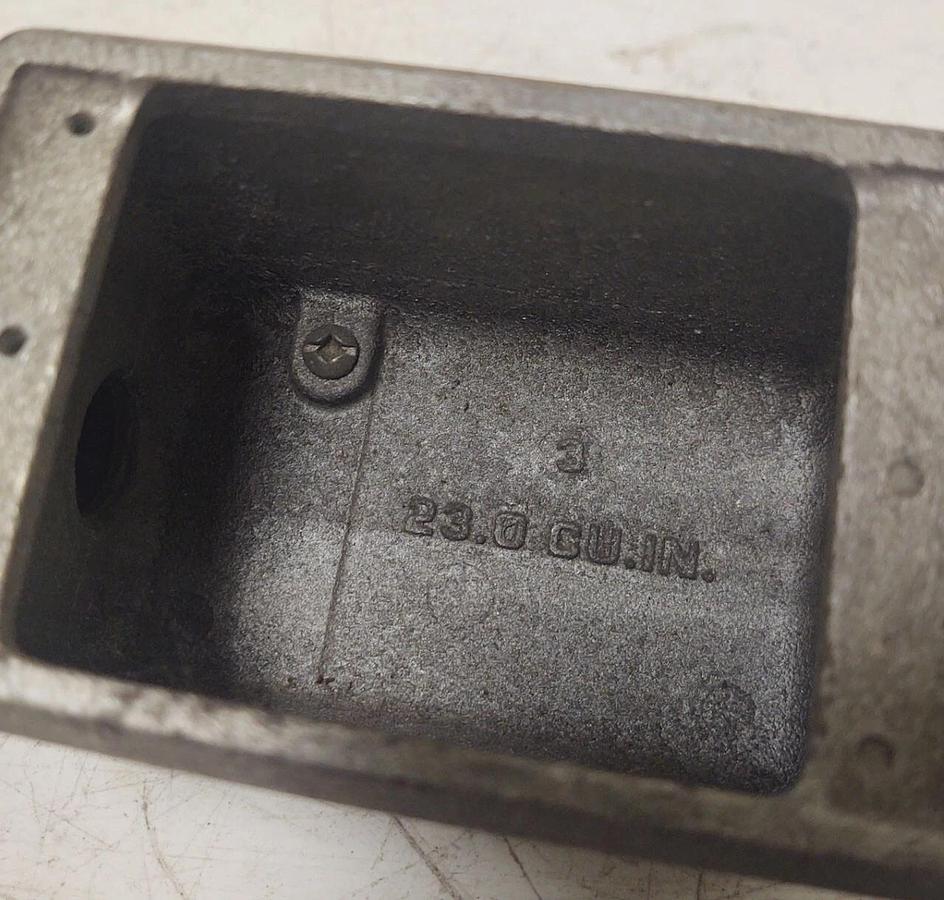 🔥 Crouse Hinds 1/2 FDC1 3/4  FDC2 Conduit Box 23.0 CU In *HEAVY DUTY