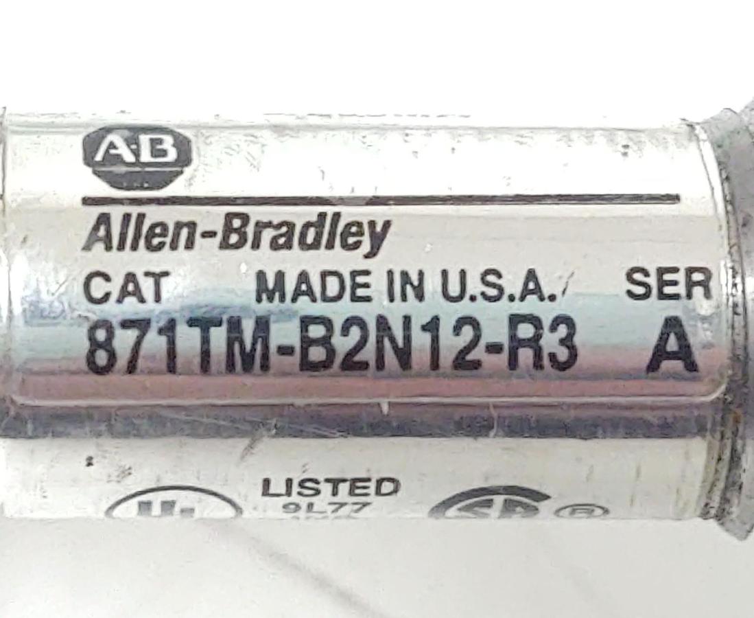 Used 🔥Allen Bradley 871TM-B2N12-R3 Series A Proximity Sensor