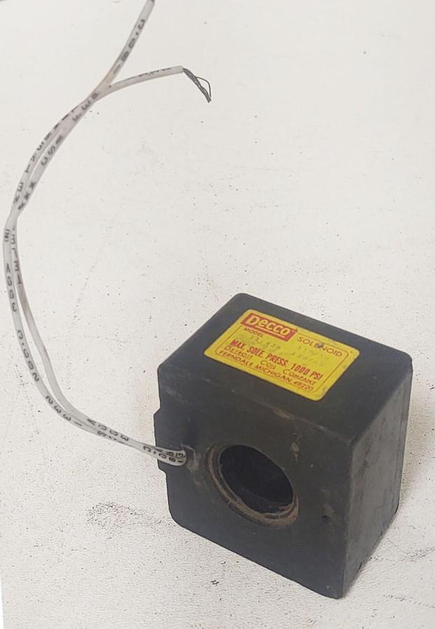 Used 🔥 DECCO Model 11-438 Solenoid Coil 110/120VAC 50/60Hz MADE IN USA