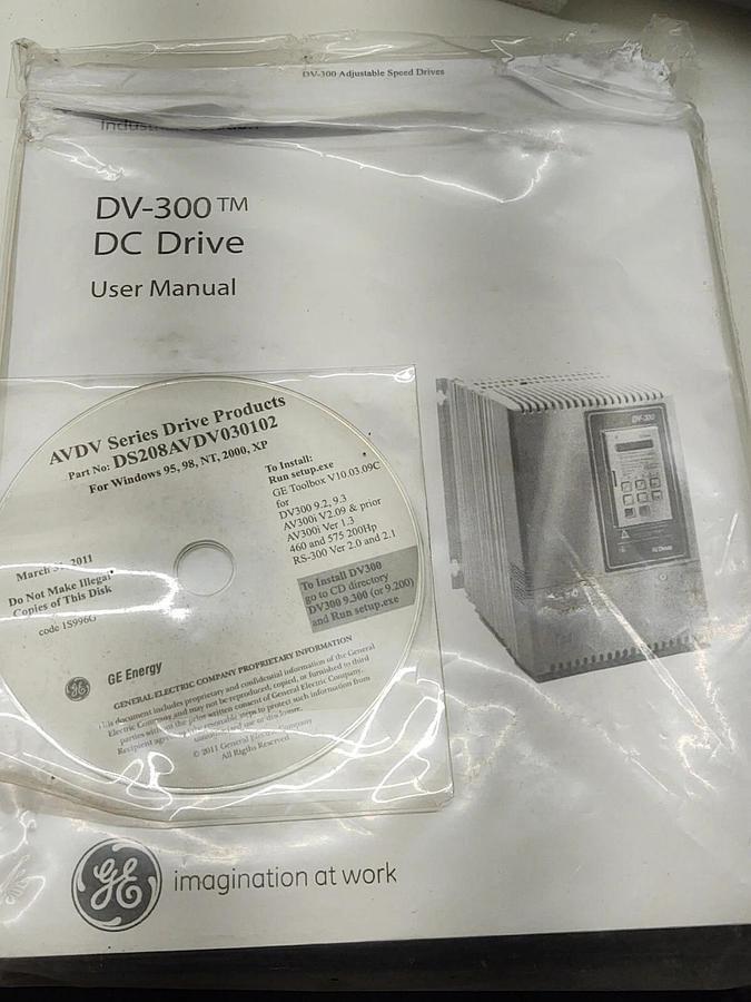 (NEW) GENERAL ELECTRIC 6KDV32350Q2B70G2-CU DV-300 VARIABLE 600V DC DRIVE