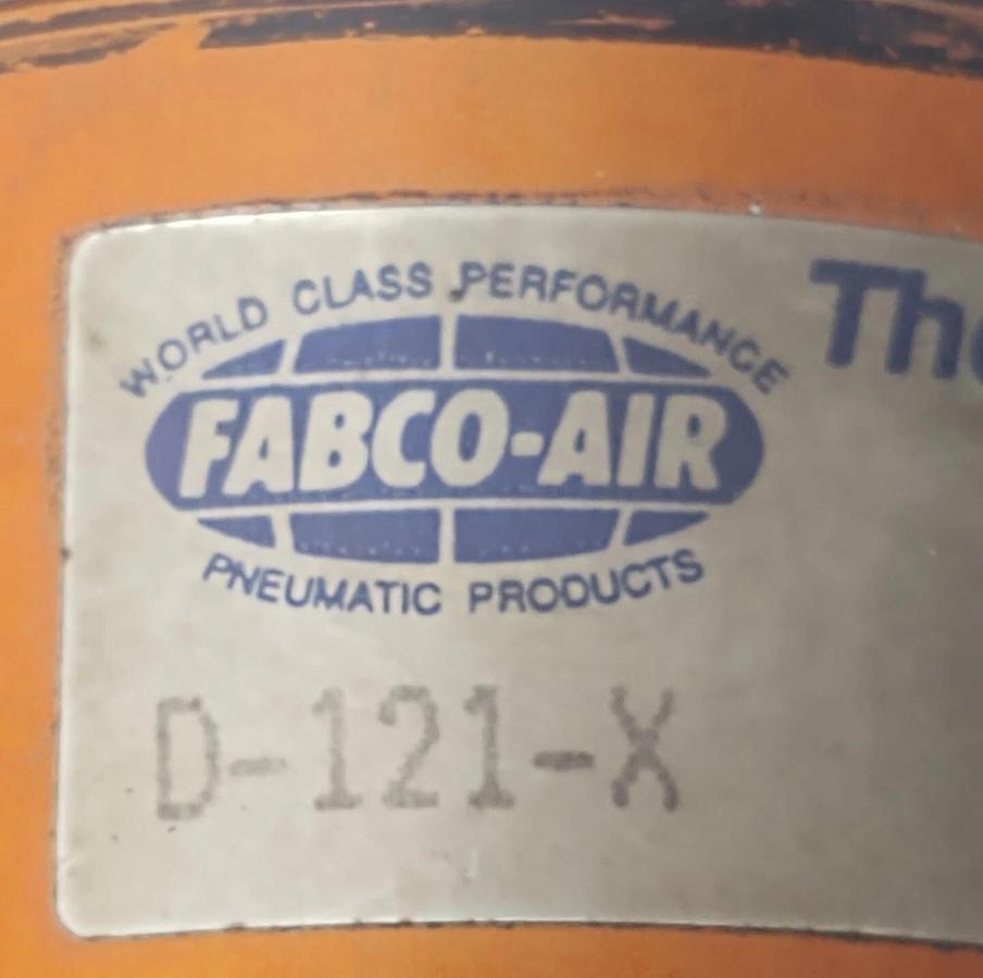 Used 🔥FABCO-AIR FIXTURE I-121-XDR PANCAKE D-121-X CYLINDERS TEST EQ