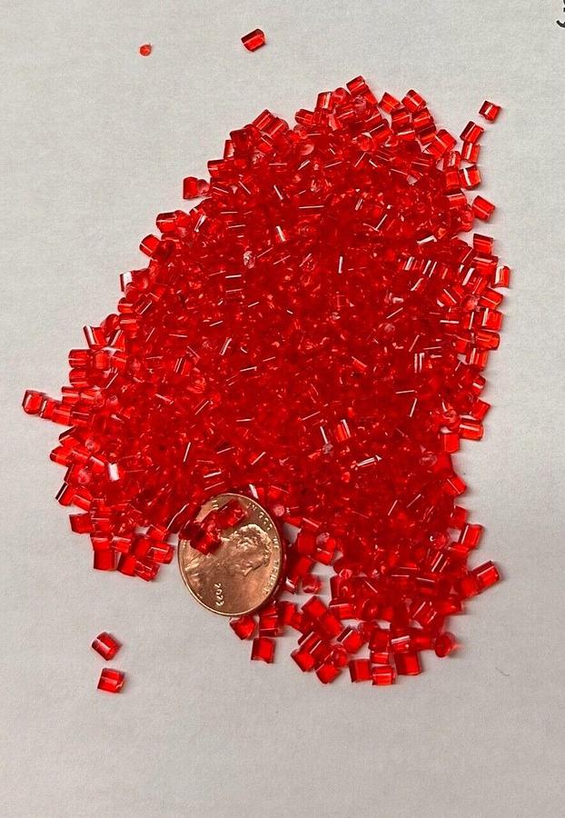 Red Acrylic PMMA Plastic Pellets Resin Injection Molding Lens Grade 10 Lbs
