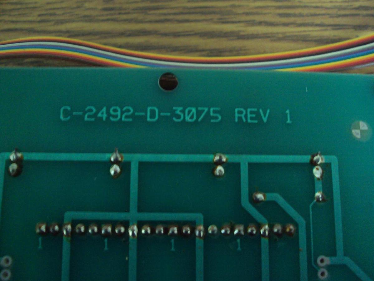 Used Universal Dynamics C-2492-D 3075 Rev 1 With Cable and Face Plate 4 Digit Display
