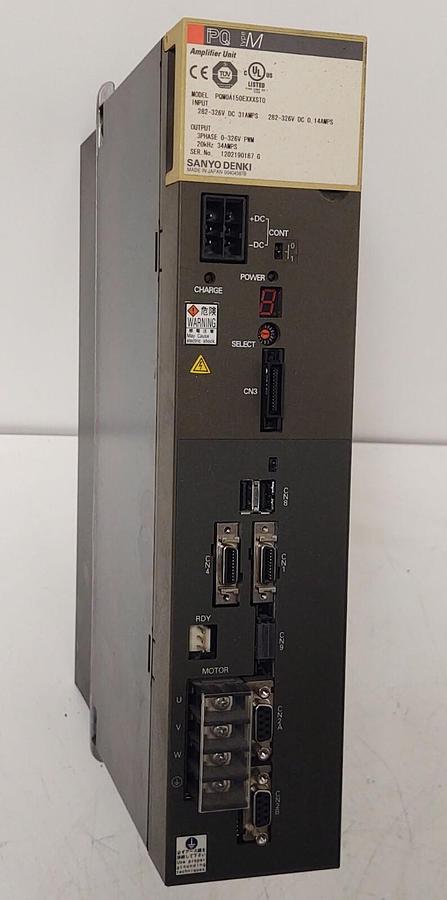 Used 🔥(TESTED) PQM0A150EXXXS10 SANYO DENKI Amplifier Unit Drive 20kHz 34 Amp PWM