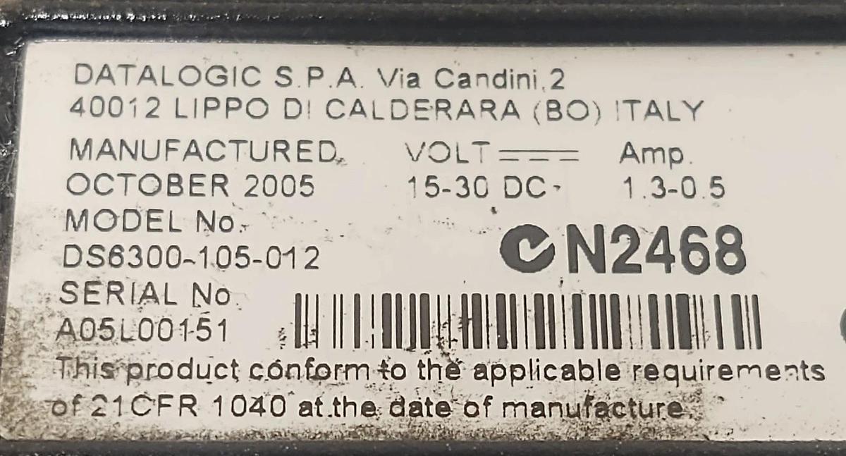 Used 🔥Datalogic N2468 Barcode Scanner DS6300-150-012