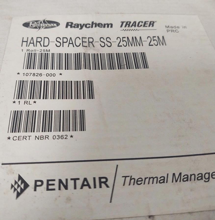 🔥(5 Roll Lot) Pentair Raychem Hard Spacer SS-25MM-25M