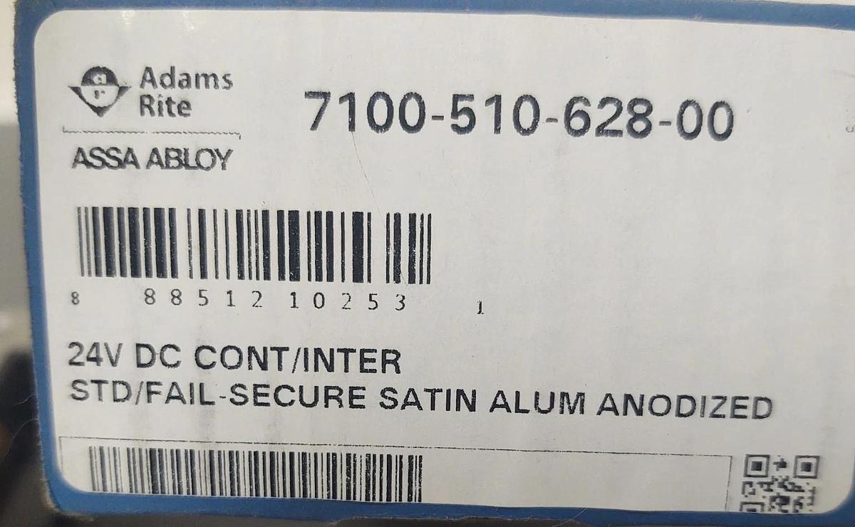 🔥 (NEW) ADAMS RITE 7100-510-628-00 Electric Strike,24VDC, Fail Secure