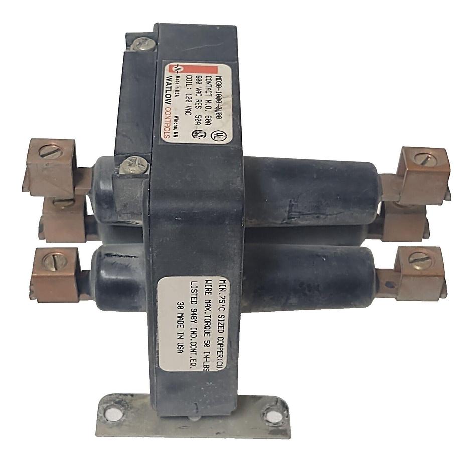 Used 🔥 WatLow MD30-1000  Mercury Relay "50A @ 600V" 120V Coil 60A Max