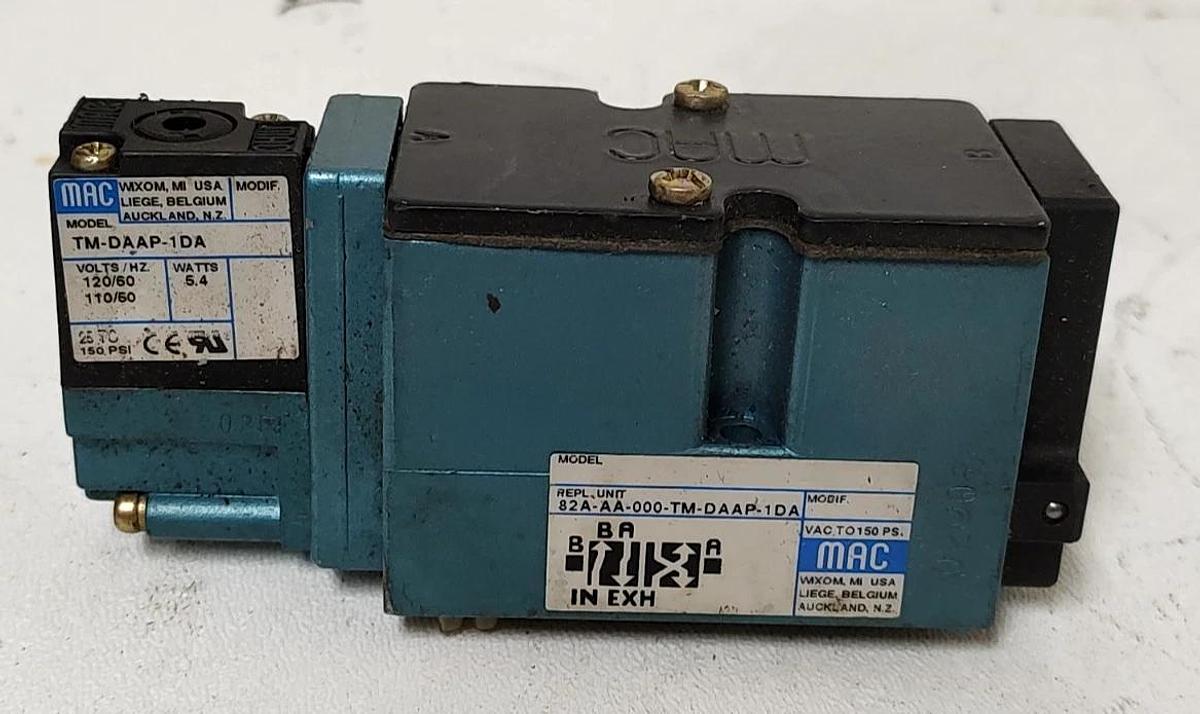 Used 🔥MAC 82A-AA-000-TM-DAAP-1DA 110/120V 150PSI