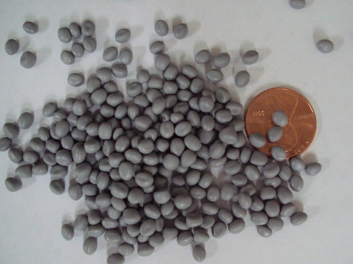 TPO CF 10% Calcium Virgin Plastic Pellets 50 Lbs Grey Resin Material Gray