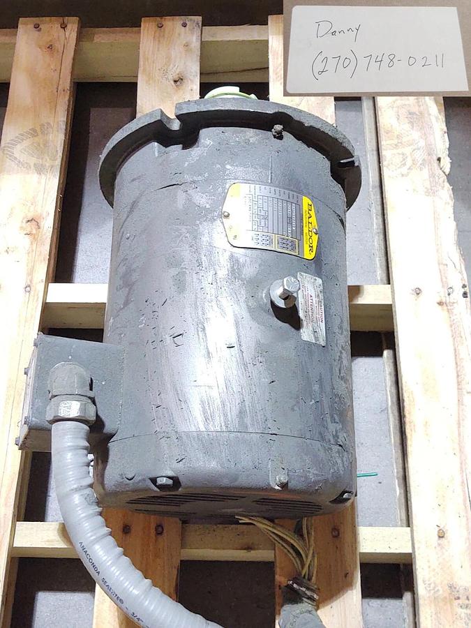 Used 🔥 BALDOR Motor 37F546X33G1 10 HP 230/460 3 Phase 1725 RPM 215TD Frame